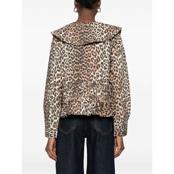 Ganni Women's Shirts Brown - Picture 2 of 5